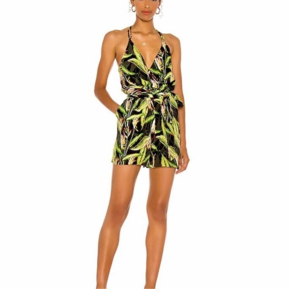 *NWT* BCBGMAXAZRIA Bird Of Paradise Romper - Size XS